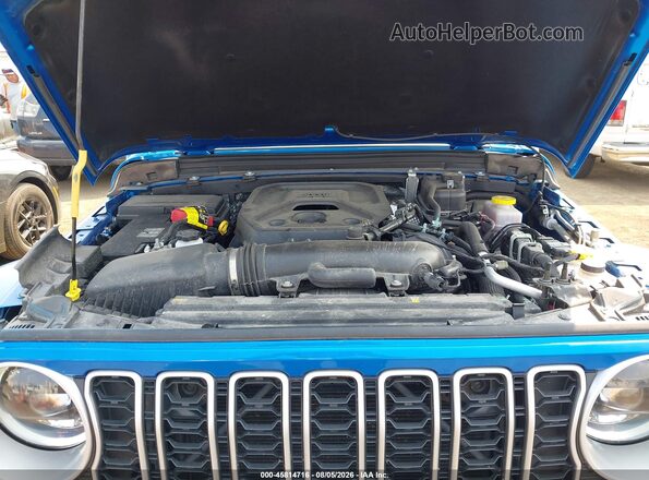 1C4PJXEN2SW645516 2025 JEEP WRANGLER Blue Հետևի տեսք