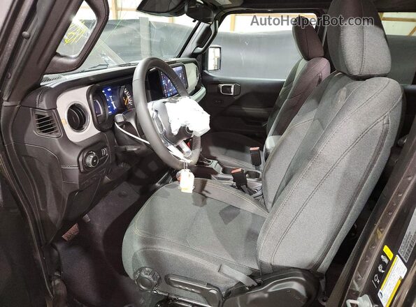 1C4PJXEN3SW644293 2025 JEEP WRANGLER Gray Widok wnętrza z przodu