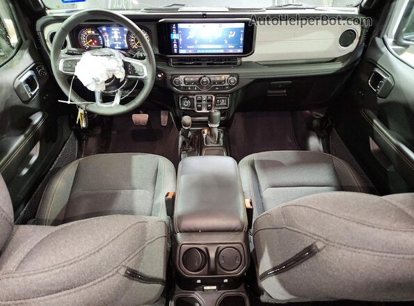 1C4PJXEN3SW644293 2025 JEEP WRANGLER Gray Widok deski rozdzielczej