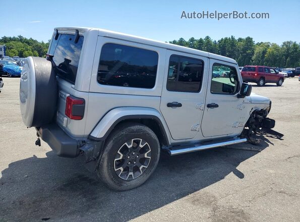 1C4PJXEN5RW105149 2024 JEEP WRANGLER Серебряный Задняя правая четверть