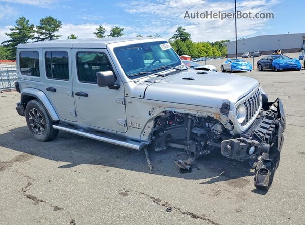 1C4PJXEN5RW105149 2024 JEEP WRANGLER Серебряный Передняя правая четверть