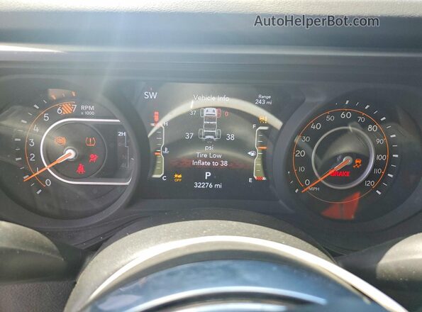 1C4PJXEN5RW105149 2024 JEEP WRANGLER Серебряный Вид щитка приборов