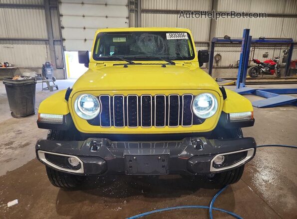 1C4PJXEN5RW134585 2024 JEEP WRANGLER Yellow Vista frontal