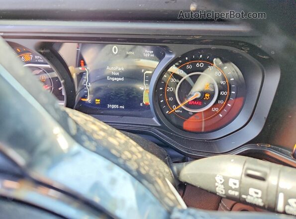 1C4PJXEN9SW587520 2025 JEEP WRANGLER White Вид щитка приладів