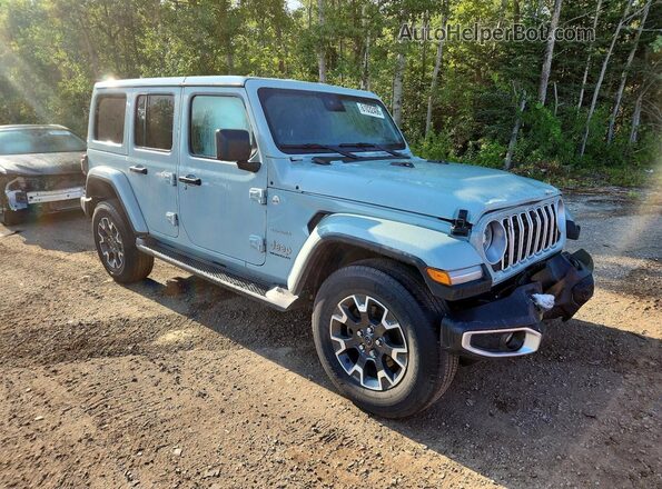 1C4PJXENXRW170773 2024 JEEP WRANGLER Blue Delantero derecho