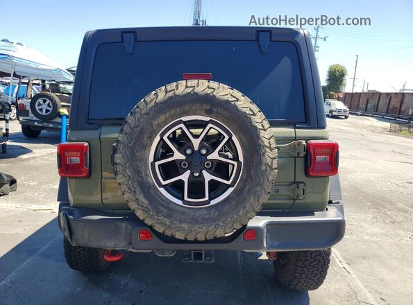 1C4PJXFG1SW652652 2025 JEEP WRANGLER Green უკანა ხედი