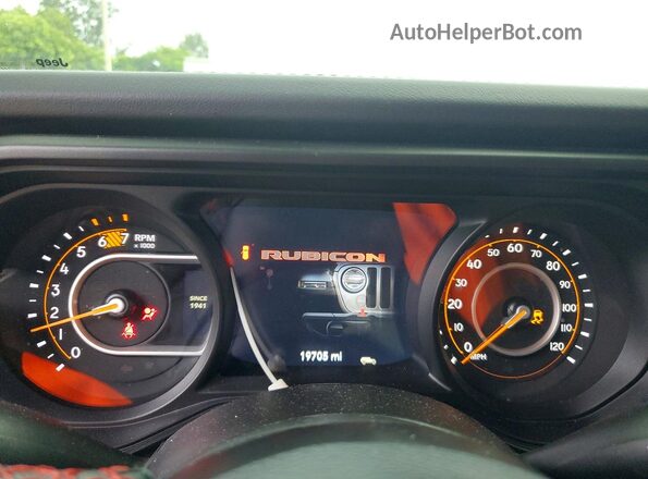 1C4PJXFG3RW334476 2024 JEEP WRANGLER Gray Vista del cuadro de instrumentos
