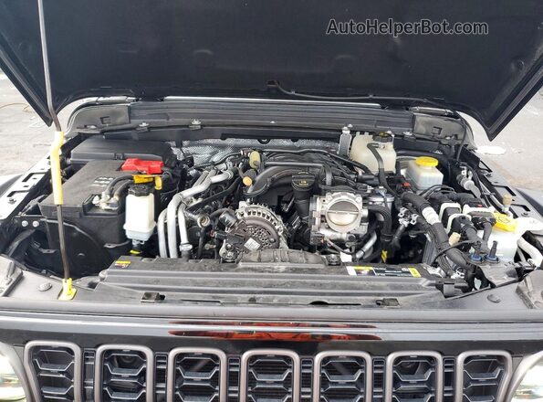 1C4PJXFG3RW334476 2024 JEEP WRANGLER Gray Vista del compartimento del motor