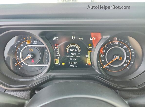1C4PJXFG5TW184538 2026 JEEP WRANGLER Белый Вид щитка приборов