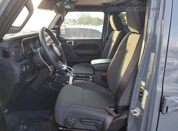 1C4PJXFG7RW305322 2024 JEEP WRANGLER Серый Вид салона спереди