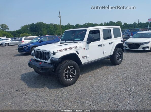 1C4PJXFGXSW653735 2025 JEEP WRANGLER White Առջևի ձախ երեք քառորդ տեսարան