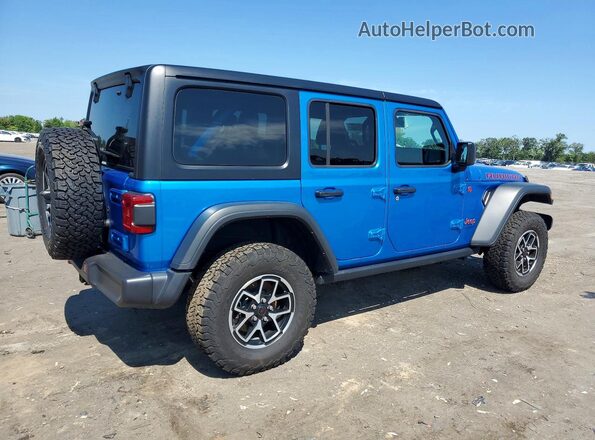 1C4PJXFN3SW663828 2025 JEEP WRANGLER Blue უკანა მარჯვენა