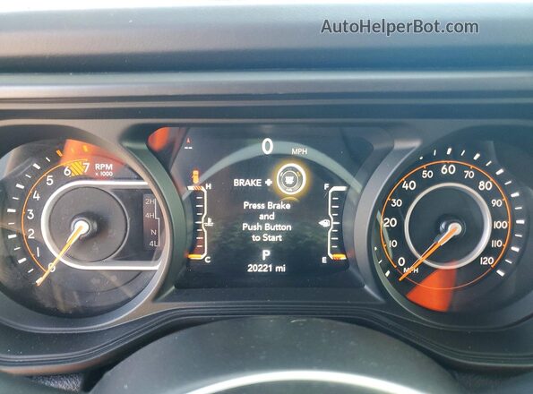 1C4PJXFN3SW663828 2025 JEEP WRANGLER Blue ხელსაწყოთა პანელის ხედი