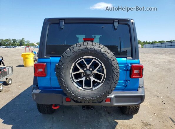 1C4PJXFN3SW663828 2025 JEEP WRANGLER Blue უკანა ხედი