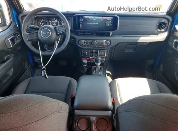 1C4PJXFN3SW663828 2025 JEEP WRANGLER Blue წინა პანელის ხედი