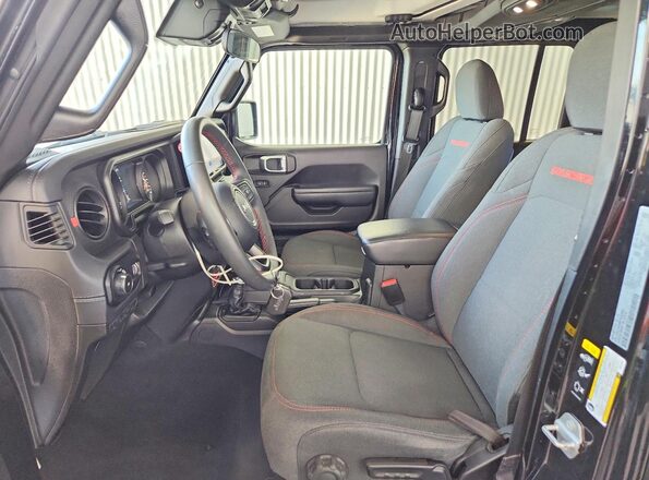 1C4PJXFN4SW526994 2025 JEEP WRANGLER Черный Вид салона спереди