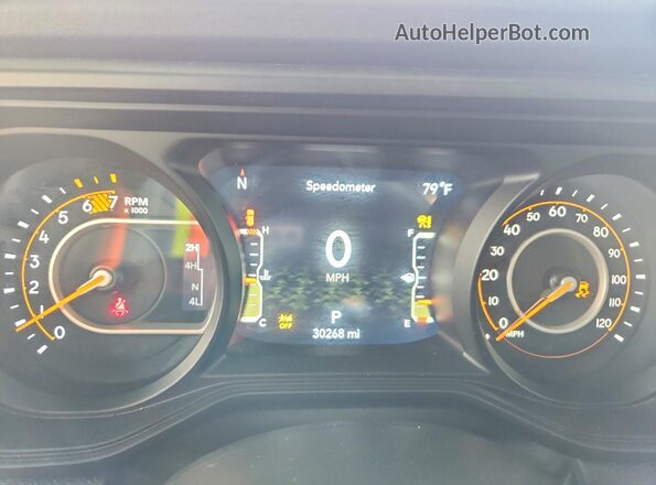 1C4PJXFN4SW526994 2025 JEEP WRANGLER Черный Вид щитка приборов