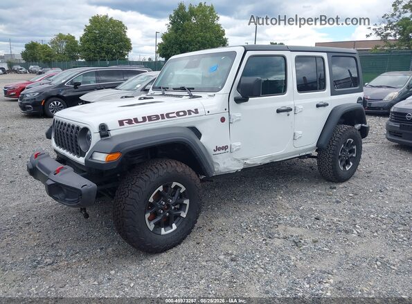 1C4PJXFN4SW644396 2025 JEEP WRANGLER White წინა მარცხენა ხედი სამი მეოთხედიდან