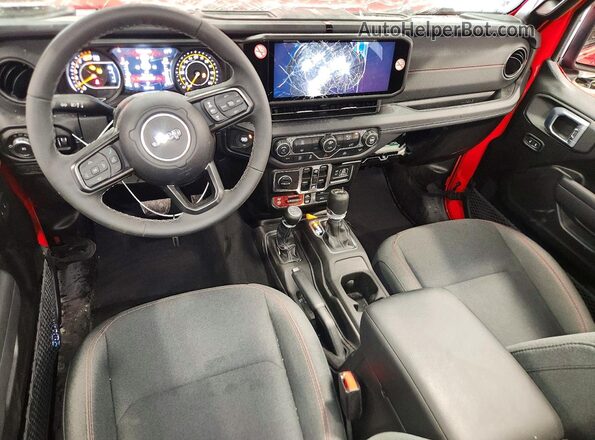 1C4PJXFN4TW270888 2026 JEEP WRANGLER Красный Вид панели приборов