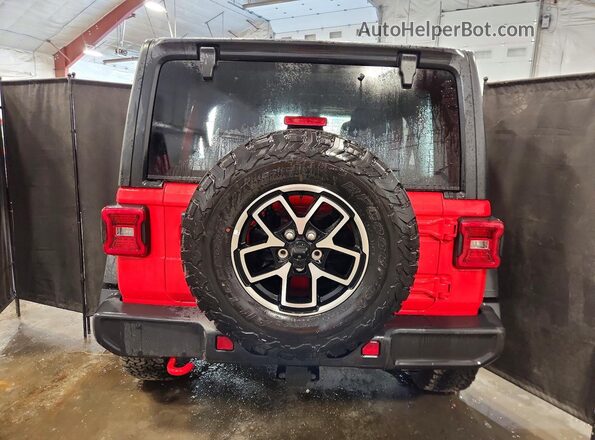 1C4PJXFN4TW270888 2026 JEEP WRANGLER Красный Вид сзади