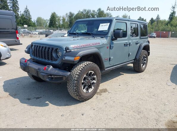 1C4PJXFN5TW210554 2026 JEEP WRANGLER Gray Առջևի ձախ երեք քառորդ տեսարան