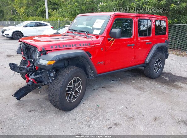 1C4PJXFNXSW521461 2025 JEEP WRANGLER Red Vista tres cuartos delantera izquierda