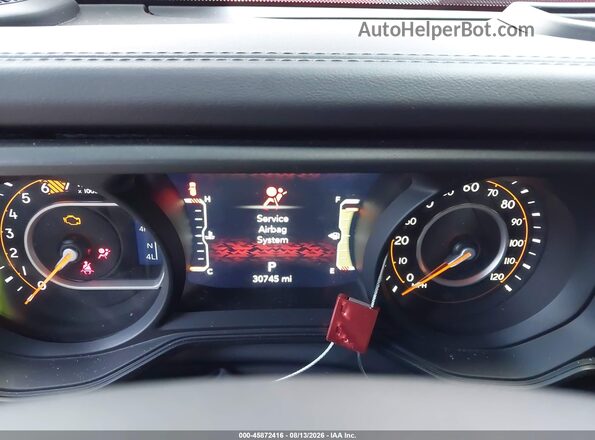 1C4PJXFNXSW521461 2025 JEEP WRANGLER Red Vista de los asientos traseros