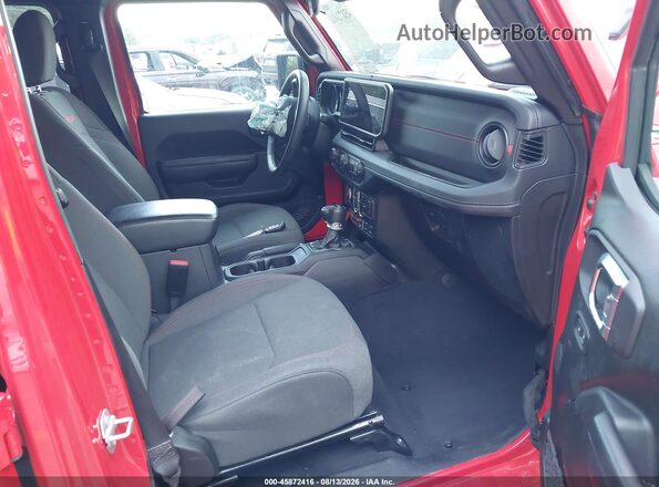1C4PJXFNXSW521461 2025 JEEP WRANGLER Red Vista interior delantera