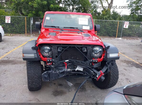 1C4PJXFNXSW521461 2025 JEEP WRANGLER Red Vista interior trasera