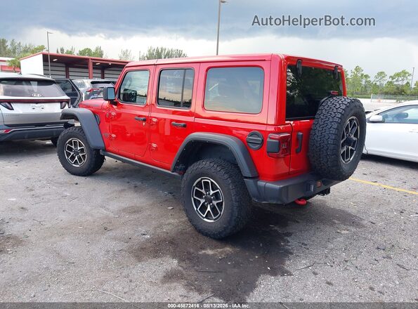 1C4PJXFNXSW521461 2025 JEEP WRANGLER Red Trasero izquierdo