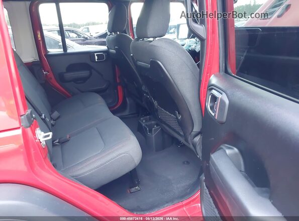 1C4PJXFNXSW521461 2025 JEEP WRANGLER Red Vista de la etiqueta del VIN