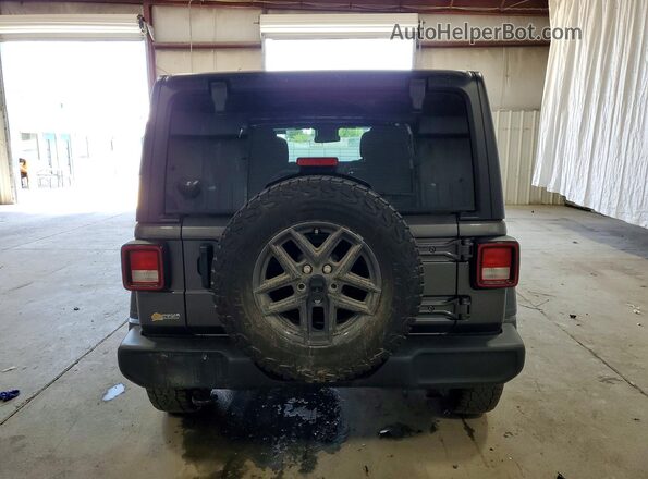 1C4PJXKN6RW306014 2024 JEEP WRANGLER Gray Rear view