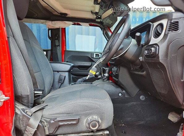1C4PJXKN8RW274537 2024 JEEP WRANGLER Red Вид салону спереду