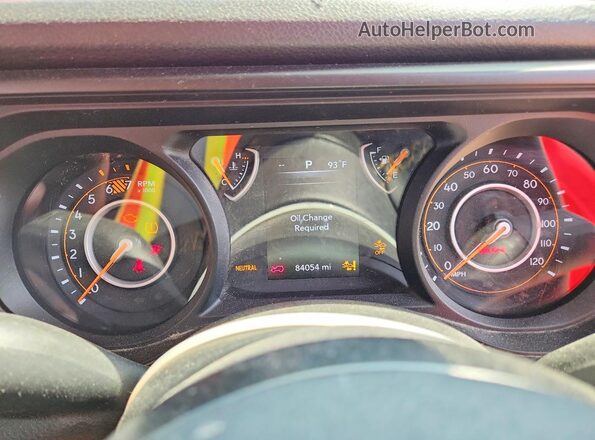 1C4PJXKN8RW274537 2024 JEEP WRANGLER Red Вид щитка приладів