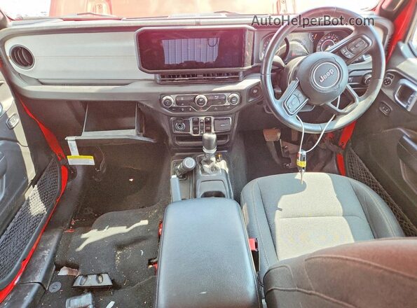 1C4PJXKN8RW274537 2024 JEEP WRANGLER Red Вид панелі приладів