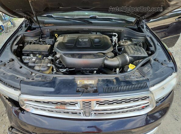 1C4RDHAG1JC385221 2018 DODGE DURANGO Black ძრავის განყოფილების ხედი
