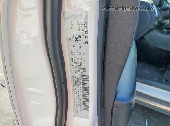 1C4RDHAG2HC925962 2017 DODGE DURANGO White Вид наклейки з VIN-кодом