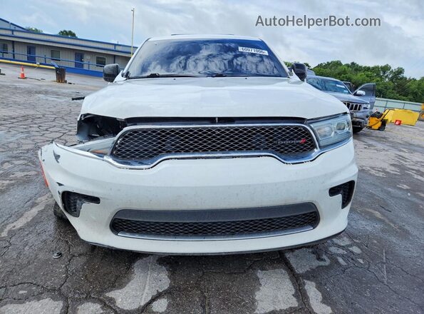 1C4RDHAG8PC630136 2023 DODGE DURANGO White Вид спереду