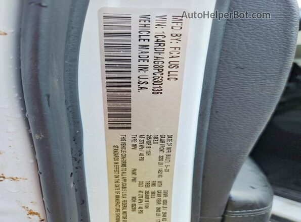 1C4RDHAG8PC630136 2023 DODGE DURANGO White Панорамний вид салону 360°