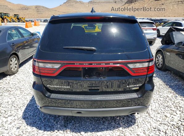 1C4RDHAG9HC923738 2017 DODGE DURANGO Black უკანა ხედი