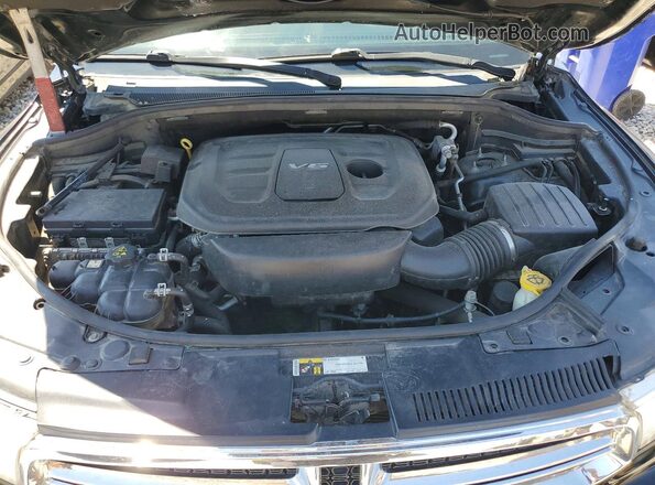 1C4RDHAG9HC923738 2017 DODGE DURANGO Black ძრავის განყოფილების ხედი