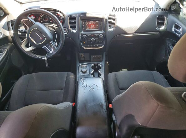 1C4RDHAG9HC923738 2017 DODGE DURANGO Black წინა პანელის ხედი