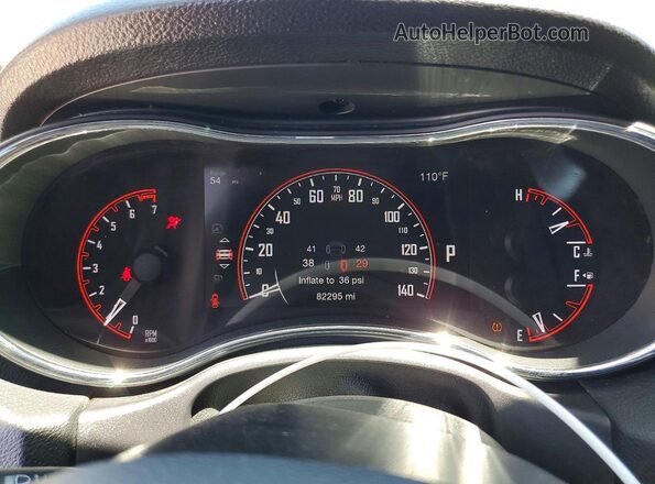 1C4RDHAG9HC923738 2017 DODGE DURANGO Black ხელსაწყოთა პანელის ხედი