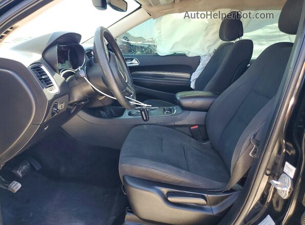 1C4RDHAG9HC923738 2017 DODGE DURANGO Black წინა სალონის ხედი