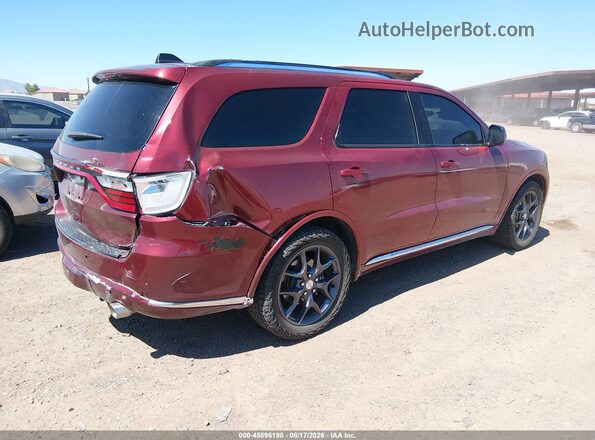 1C4RDHAG9JC306877 2018 DODGE DURANGO Maroon Vista frontal