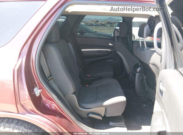 1C4RDHAG9JC306877 2018 DODGE DURANGO Maroon Vista de la etiqueta del VIN