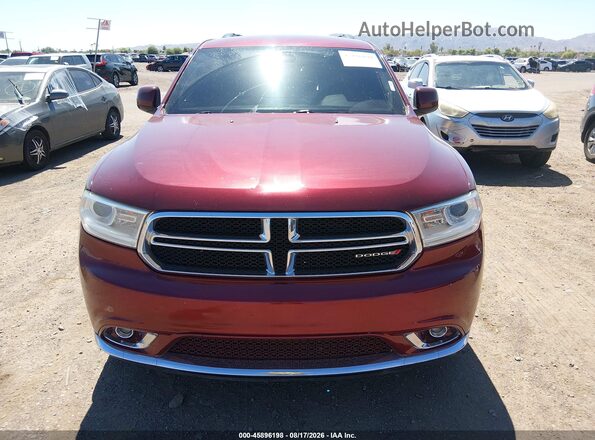 1C4RDHAG9JC306877 2018 DODGE DURANGO Maroon Vista del cuadro de instrumentos