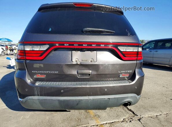 1C4RDHDG0GC340548 2016 DODGE DURANGO Charcoal Вид ззаду