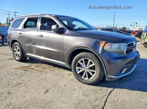 1C4RDHDG0GC340548 2016 DODGE DURANGO Charcoal Передня права чверть