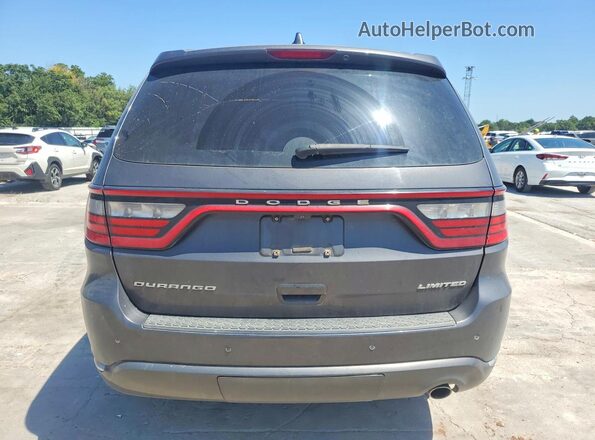 1C4RDHDG1GC464974 2016 DODGE DURANGO Black Widok z tyłu